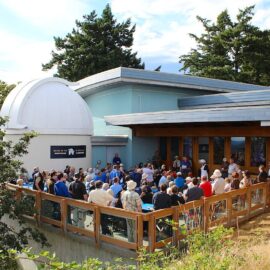 Welcome BBQ for the 2014 GA al fresco at the Centre of the Universe