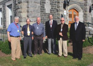 Dave XI Turner, Dave VIII Lane (deceased), Dave V McCarter, Dave XXII Bennett (deceased), Dave II Clark, and Dave XVII Chapman—RASC General Assembly (of Daves), Halifax, 2015