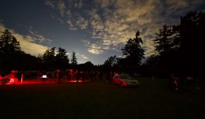 The observing field at night - 2019 RASCals Star Party