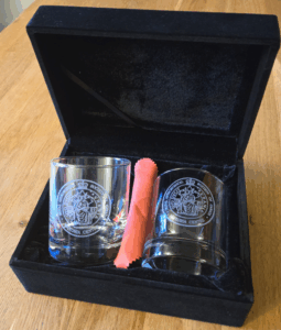 2025 Island Star Party set of engraved beverage glasses