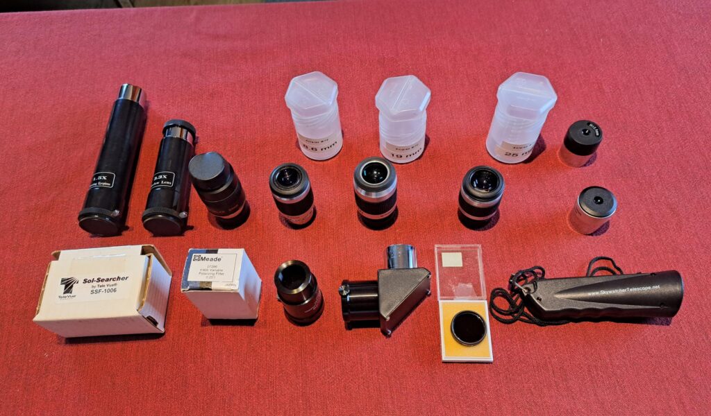 Skywatcher 120mm telescope eyepieces