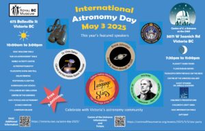 International Astronomy Day 2025 - Victoria - poster