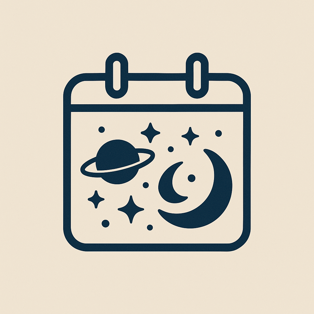 Astronomy calendar logo